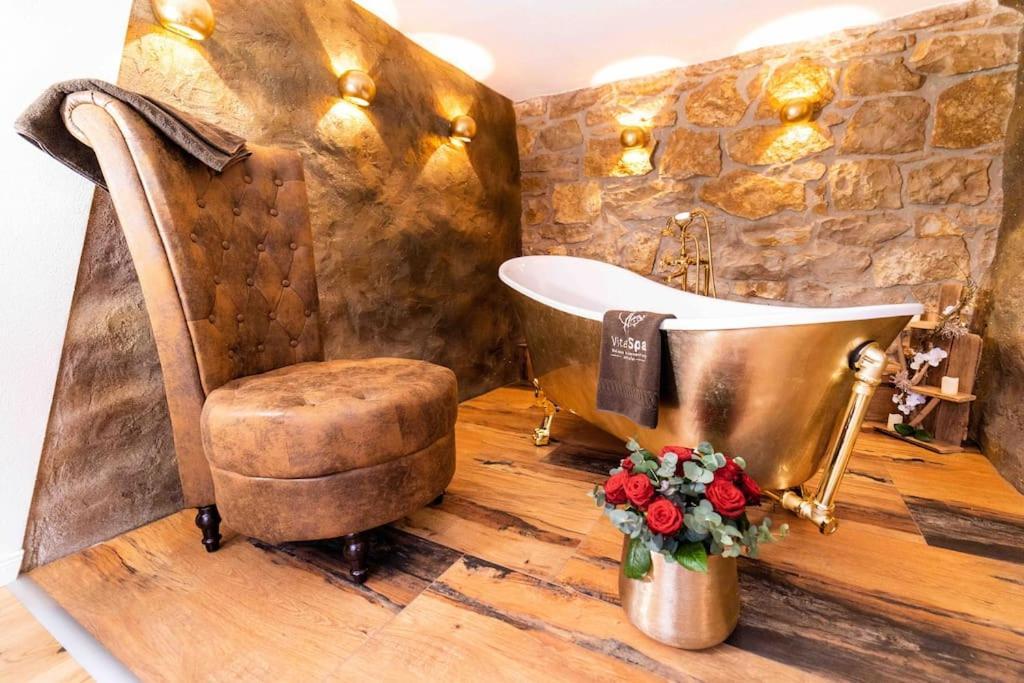 Chalet Vitaspa - Whirlpool & Sauna Privatspa Pegnitz Exterior foto